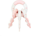 Kikka Boo Rattle Keys Κουδουνίστρα Light Pink για 3+ Μηνών