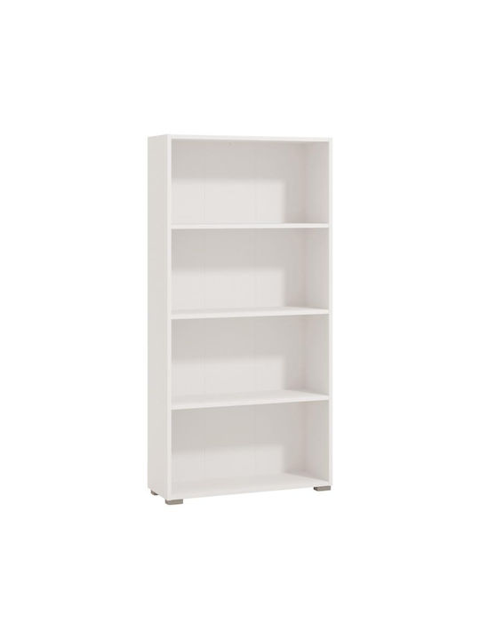 Bookcase Tomar White 70x24.5x142cm