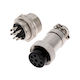 7 Pin Male & Female Electrical Metal Connector (GX16-7)