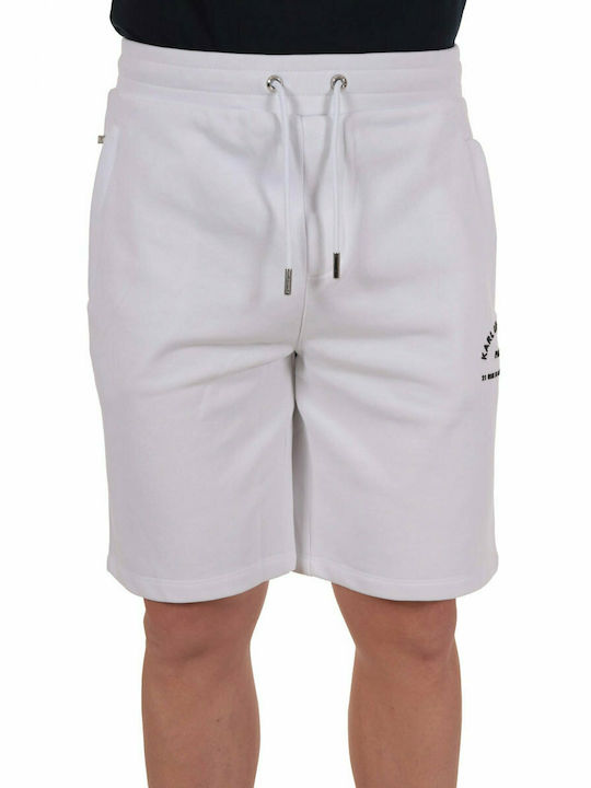 Karl Lagerfeld Men's Athletic Shorts White