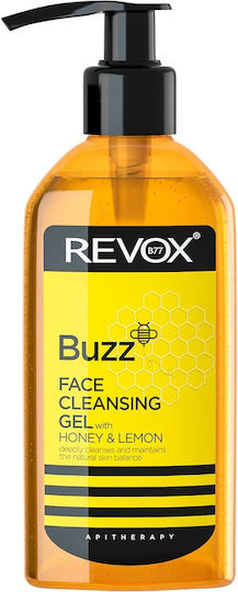Revox Buzz Honey & Lemon Cleansing Gel for Brightening & Moisturizing Action 180ml