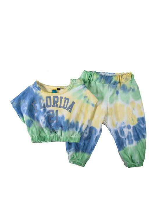 Kinder-Set mit Hose Sommer 2Stück Mehrfarbig