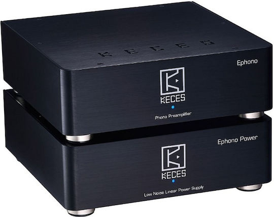 Keces Ephono + Ephono Power Phono Preamp / Power Supply Black