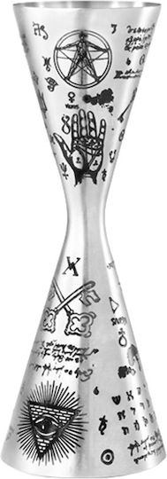 Lumian Doppelter Bar Spirit Maße mit Kapazität 60/90ml Inox
