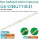 UE43NU7100 Ledbar Set Piesă de Schimb pentru Televizor