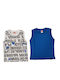 Joyce Set Kinder Shirts Weiß/Blau