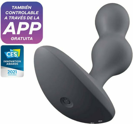 Satisfyer Deep Diver Anal Plug with Wireless Functionality and Vibration Gray