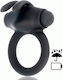 Dream Love Black & Silver Agron Vibrating Cock Ring Cock Silicon Black