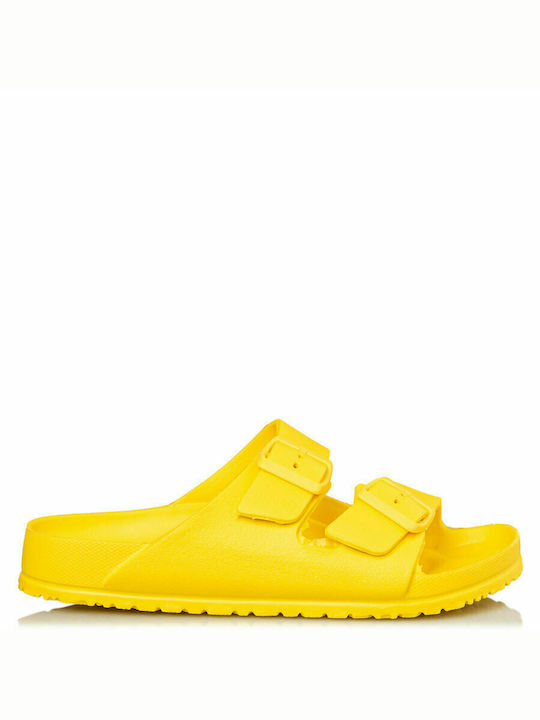 Envie Shoes Σαγιονάρες σε Κίτρινο Χρώμα