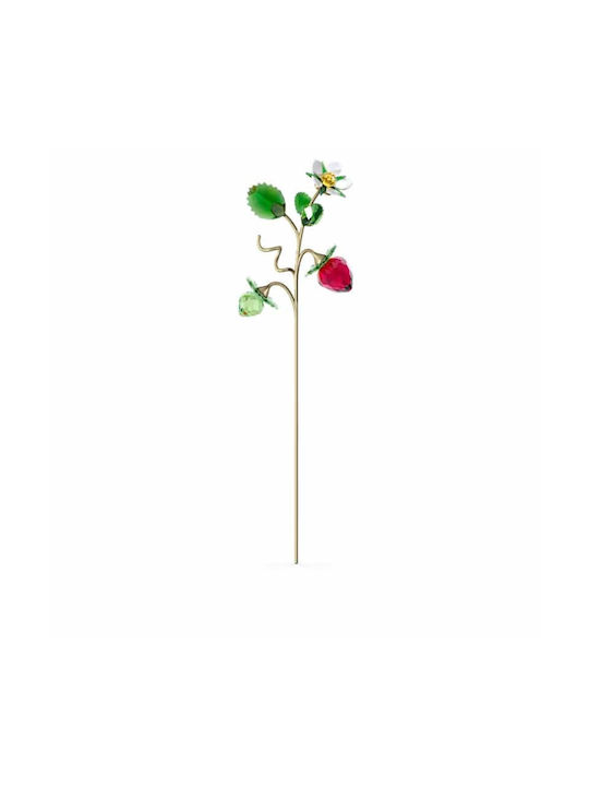 Swarovski Διακοσμητικό Λουλούδι Garden Tales Wild Strawberry από Κρύσταλλο 4.5x1.8x15.9cm