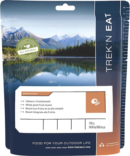 Katadyn Trek'N Eat Whole Grain Fruit Muesli Ready Meal with Fruits / Muesli 569kcal 150g - 5 Years