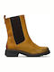 Reinfly Piele Cizme Chelsea pentru femei Mustard