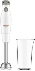 Moulinex 10 Blender de mână cu tijă din oțel inoxidabil 350W Alb