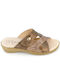 B-Soft Women's Flat Sandals Anatomic in Brown Color