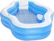 Bestway Pool Aufblasbar Blau 270x198x51cm