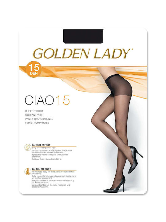 GOLDEN LADY Tights CIAO 15 Den 36NUR 008B VISONE