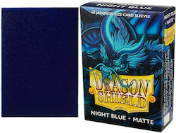 Dragon Shield Card Sleeves Night Blue Small Matte 60τμχ