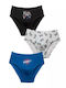 Minerva Level Up Kids' Set with Briefs Blue 3pcs