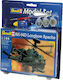 Revell AH-64D Longbow Apach Φιγούρα Μοντελισμού Ελικόπτερο Πράσινη 79 Κομματιών σε Κλίμακα 1:144 με Κόλλα και Χρώματα 10.5x10.1εκ.