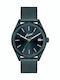Lacoste Heritage Ανδρικό Ρολόι 42mm Μπαταρίας με Μπλε Μεταλλικό Μπρασελέ