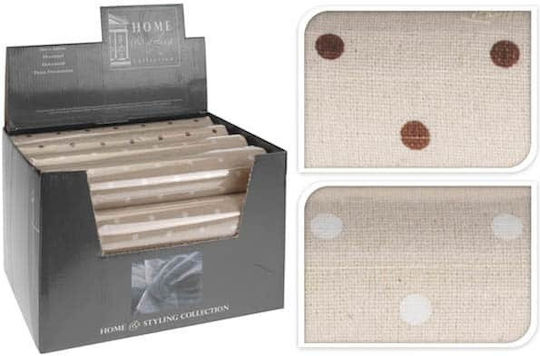 JK Home Decoration Ύφασμα Διακόσμησης 28x250εκ. ΜΠεζ 2 τμχ