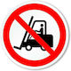 Schild Selbstklebend PVC Verbot 20x20cm