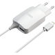2GO Φορτιστής με Ενσωματωμένο Καλώδιο με Θύρα USB-A Lightning Λευκός (797166)