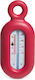 Suavinex Analogic Termometru de baie 5°C până la 55°C Roșu