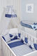 Nautica Baby Crib Bedding Set Octopus 3pcs Blue