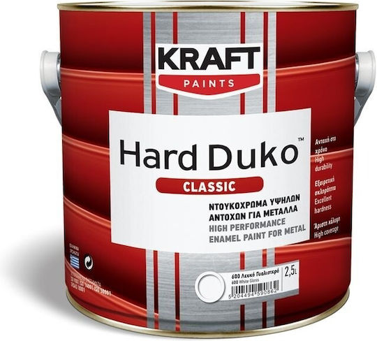 Kraft Varnish Colour Solvent Hard Duko Classic 0.75lt White Satin