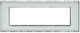 Legrand Living Light Switch Frame Horizontal Installation in Transparent Color Transparent LND4807KR