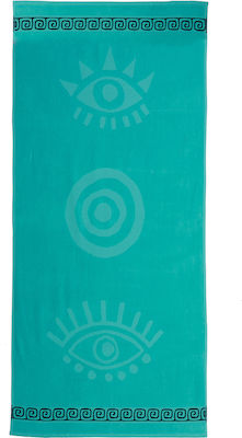 Nef-Nef Spiritual Beach Towel Cotton Light Blue 160x80cm.