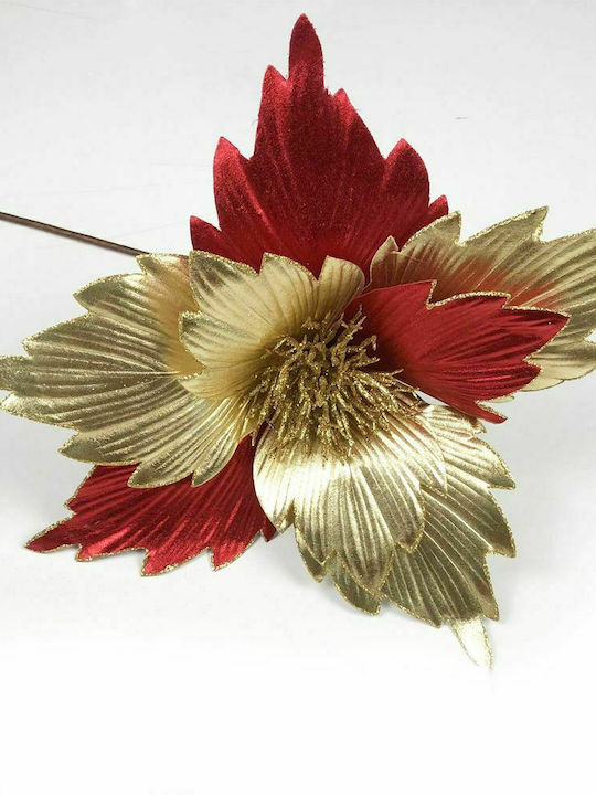 Iliadis Christmas Decorative Alexandrian 60cm Poinsettia 4pcs