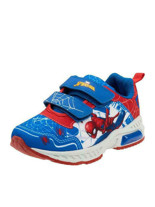 Kids Anatomic Sneakers for Boys with Hoop & Loop Closure Light Blue