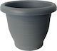 Cyclops Νο Pot Plastic Charcoal 23x23x18cm.