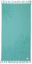 Nef-Nef Homeware Amina Beach Towel Cotton Green 170x90cm. 030615