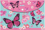 Must Folder with Button for Paper A4 Multicolour Butterfly