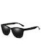 Moscow Mule Sunglasses with Black Plastic Frame and Black Polarized Lens MM/0717/1