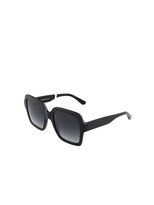Rebecca Blu Women's Sunglasses with Black Plastic Frame and Black Gradient Lens RB8776 RK01
