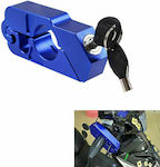 CNC Motorcycle Lever Lock in Blue