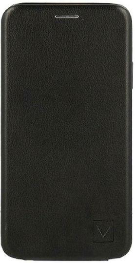 Vennus Flexi Elegance Vertical Flip Δερματίνης Μαύρο (Galaxy S22 5G)