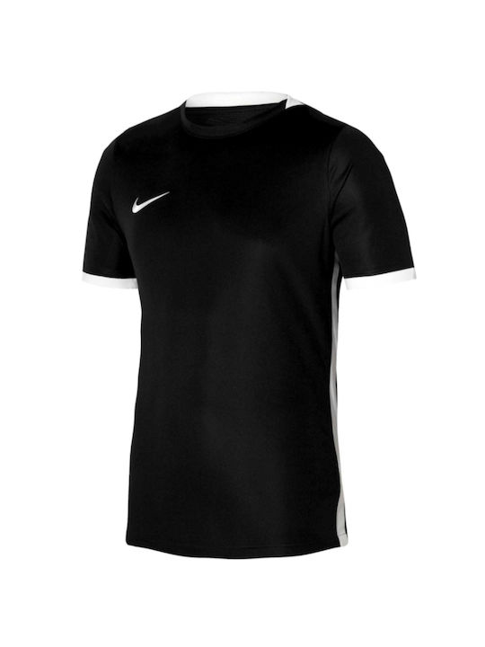 Nike Challenge Bărbați T-shirt Sportiv cu Mânecă Scurtă Dri-Fit Negru