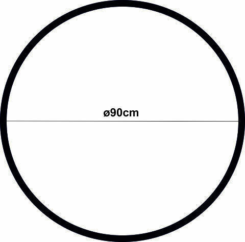 Reinhart Black Rhythmic Gymnastics Hoop 97190 Ø90cm