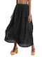 Crossley Skirt Gamis - Dark Grey Skirts (Women's Linen Dark Grey - GAMIS)