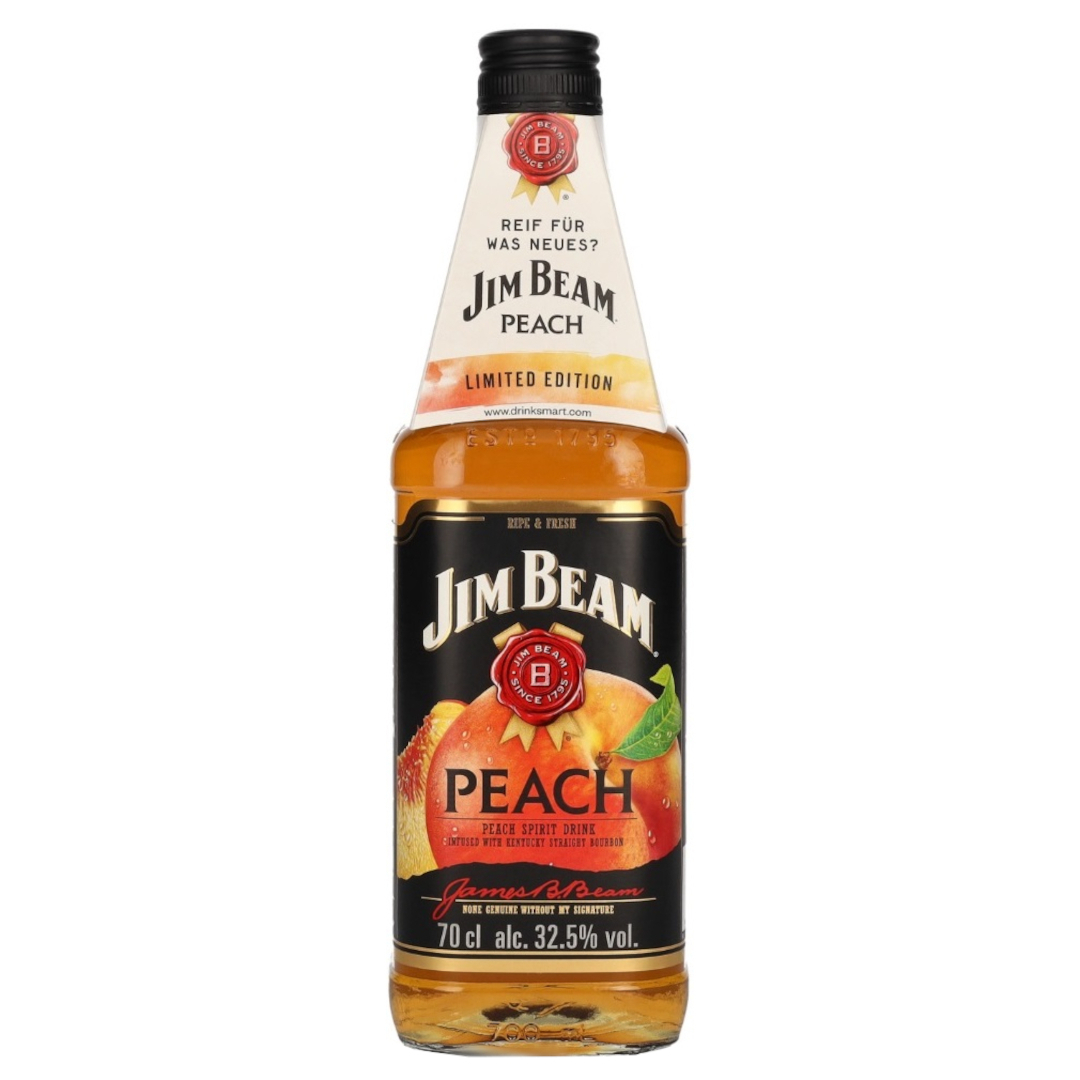 Jim Beam Peach Limited Edition Ουίσκι Bourbon 32.5 700ml Skroutz.gr