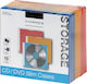 Vivanco CD Box Slim Case για 1 Δίσκο με Διάφανη Πρόσοψη σε Διάφορα Χρώματα 15τμχ