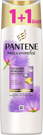 Pantene Pro-V Miracles Seidig & Glänzend Shampoos Glättung & Glanz für Trocken Haare 600ml
