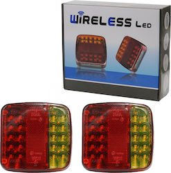 Σετ Φώτα Τρέιλερ LED με Μαγνήτη 12V 2τμχ