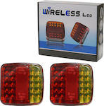 LED Car Towing & Trailer Light Set with Magnet 2pcs