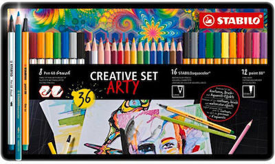 Stabilo Arty Colouring Set 36pcs 36-piece Art Set